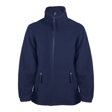 SOLS Childrens/Kids North Fleece Jacket (Navy)