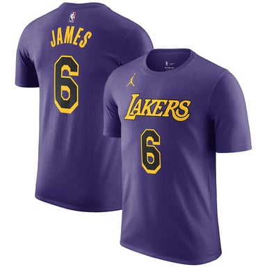 Jordan NBA Los Angeles Lakers 06 James Lebron Statement-Camiseta para niños