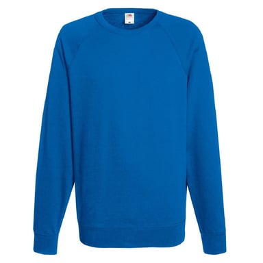 Fruit Of The Loom Mens Lightweight Raglan Sweatshirt (240 GSM) (Royal)