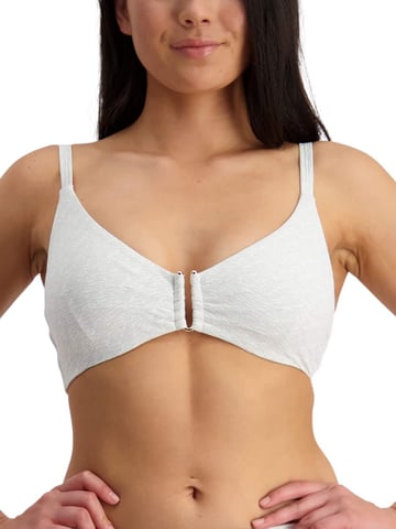 Metallic Chic U Wire Bikini Top