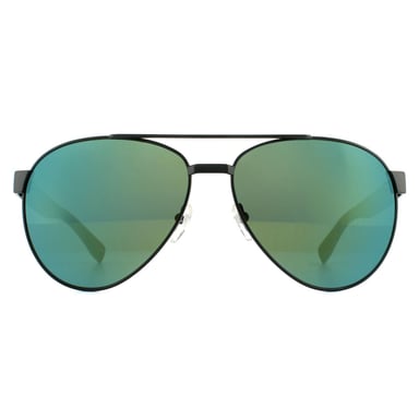 Gafas de sol Lacoste Aviator unisex de espejo verde mate