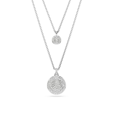 Swarovski 'Meteora' Women's Base Metal Necklace - Silver 5684244