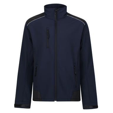 Regatta Mens Sandstorm Softshell Jacket (Navy/Black)
