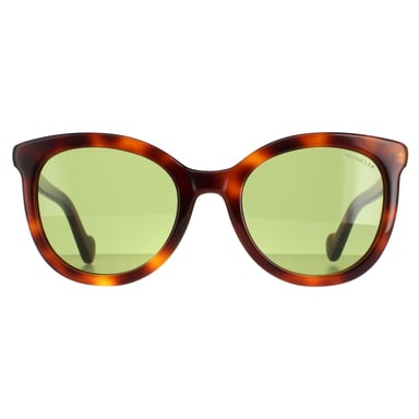 Moncler gafas de sol ML0119 52n Dark Havana Green