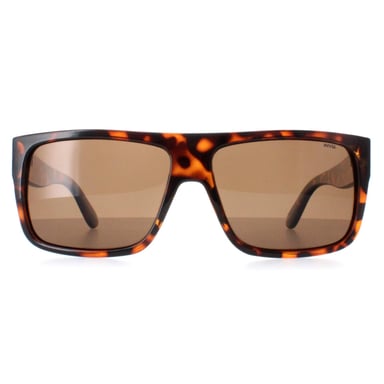 INVU Rectangle Mens Demi Tortoise Marrón Marrón Polarizado B2130