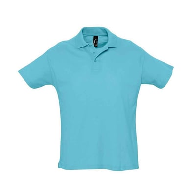 SOLS Mens Summer II Polo Shirt (Atoll Blue)