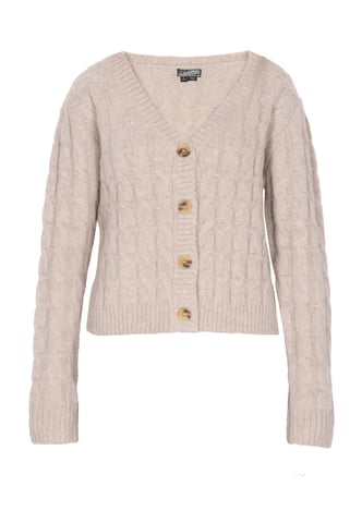 Dreimaster Cardigan women light brown melange