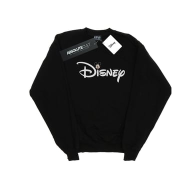 Disney Womens/Ladies Mickey Mouse Logo Head Sweatshirt (Black)