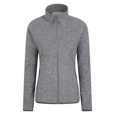Mountain Warehouse Womens/Ladies Snowdon II Melange Full Zip Fleece Jacket (Grey)