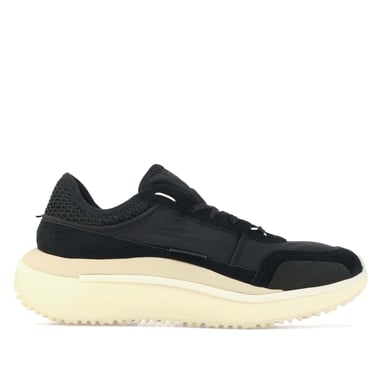 Men's Y-3 Ajatu Run Trainers in Black Cream