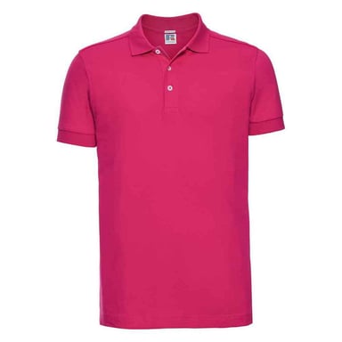 Russell Mens Stretch Polo Shirt (Fuchsia)