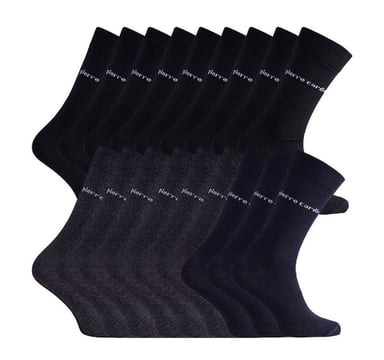 Business socks 18 pairs in BLACK (9x), ANTHRACITE (6x) and NAVY (3x)