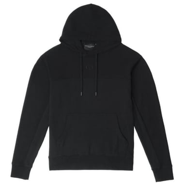 Daño criminal Inverso de bucle inverso para hombre sudadera negra