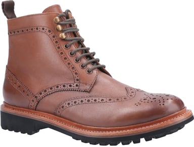 Rissington Commando Goodyear Welt Lace Up Boot