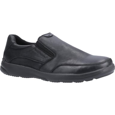 Hush Puppies Mens Aaron Slip On Leather Loafer Shoes