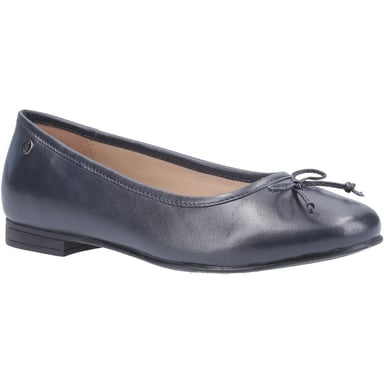 Hush Puppies Womens Naomi Leather Slip On Ballet Shoes