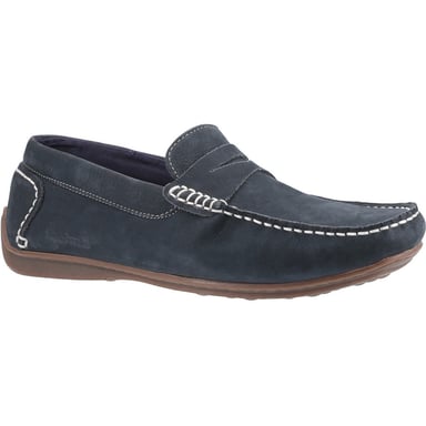 Hush Puppies Mens Roscoe Leather Slip On Loafer Shoes
