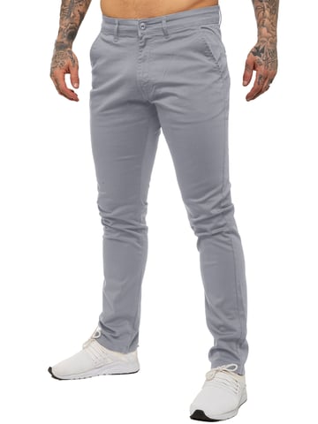 Enzo | Chinos Ajustados de Hombre con Elástico