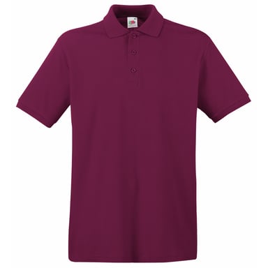 Fruit Of The Loom Premium Mens Short Sleeve Polo Shirt