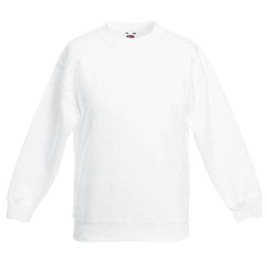 Fruit Of The Loom Childrens Unisex Set In Sleeve Sweatshirt (Pack of 2)