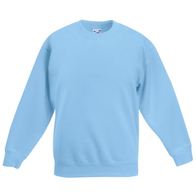 Fruit Of The Loom Childrens Unisex Set In Sleeve Sweatshirt (Pack of 2)