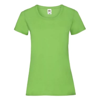 Fruit Of The Loom Ladies/Womens Lady-Fit Valueweight Short Sleeve T-Shirt (Pack Of 5) (Lime)