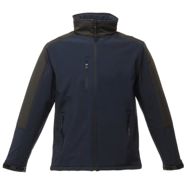 Regatta Mens Hydroforce 3-layer Membrane Waterproof Breathable Softshell Jackets (Navy/Black)