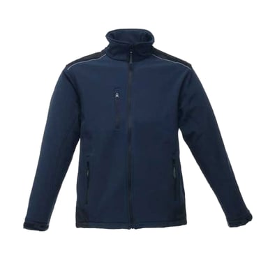Regatta Mens Sandstorm Workwear Softshell Jacket (Navy/Black)