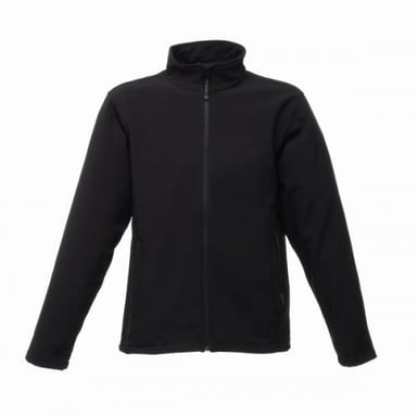 Regatta Reid Mens Softshell Wind Resistant Water Repellent Jacket (Black)