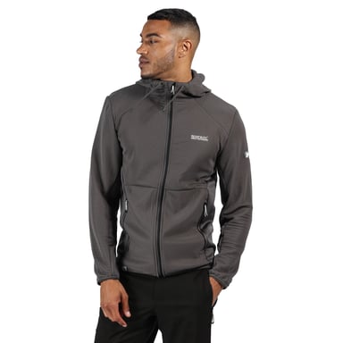 Regatta Mens Terota Full Zip Hooded Stretch Midlayer