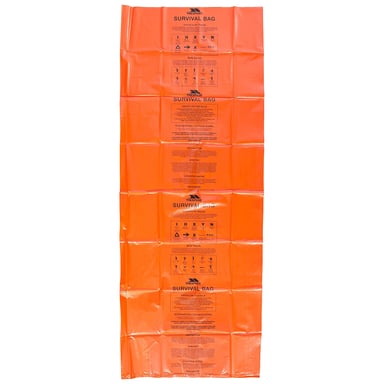Trespass Radiator High Visibility Bivi Survival Bag (Orange)