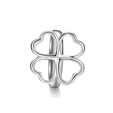 Clover Charms Beads Stainless Steel
