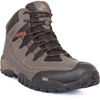 Trespass Mens Finley Mid Cut PU Mesh Waterproof Walking Hiking Boots