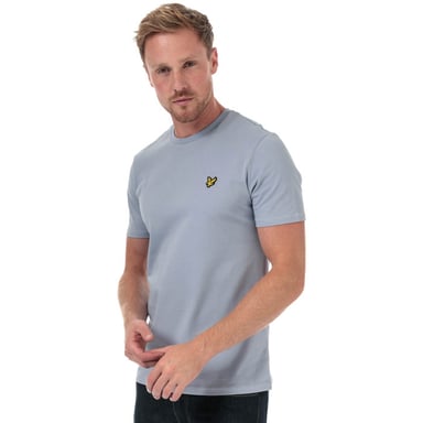 Men's Lyle And Scott Plain T-Shirt in Light Blue