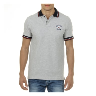 Ufford & Suffolk Polo Club Mens Polo Short Sleeves Grey NOTTE