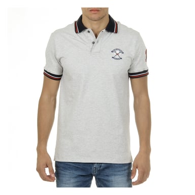 Ufford & Suffolk Polo Club Mens Polo Short Sleeves Grey PAKO