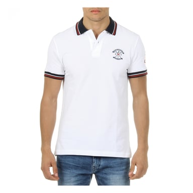 Ufford & Suffolk Polo Club Mens Polo Short Sleeves White APACHE