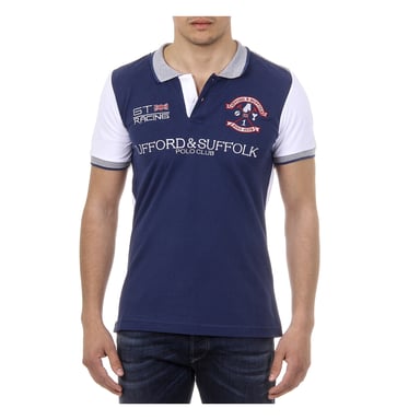 Ufford & Suffolk Polo Club Mens Polo Short Sleeves US001 INDIGO