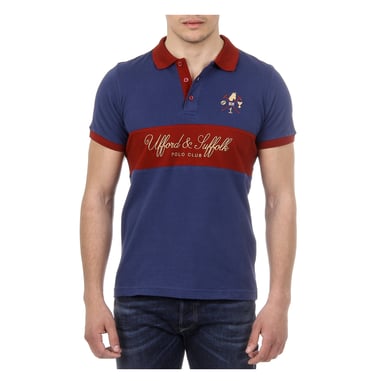Ufford & Suffolk Polo Club Mens Polo Short Sleeves US002 NAVY BLUE