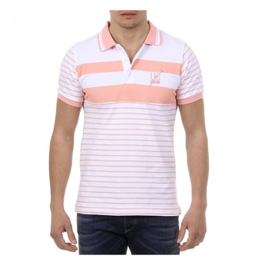 Ufford & Suffolk Polo Club Mens Polo Short Sleeves US006 PINK
