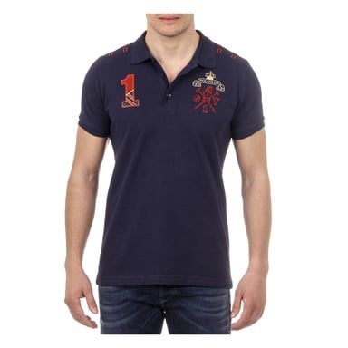 Ufford & Suffolk Polo Club Mens Polo Short Sleeves US008 NAVY BLUE