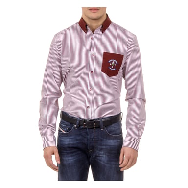 Ufford & Suffolk Polo Club Mens Shirt USC01 A3 BORDEAUX