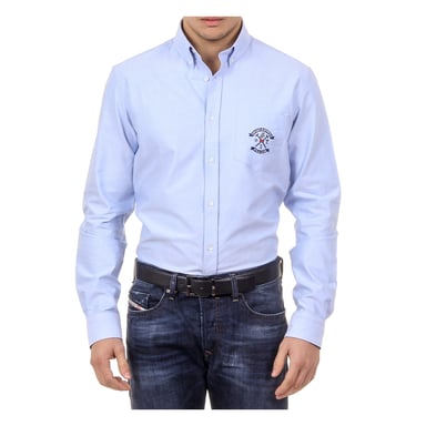 Ufford & Suffolk Polo Club Mens Shirt USC03 C2 AZZURRO CHIARO