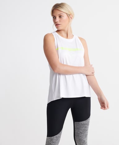 Superdry Training Gym Vest Tops