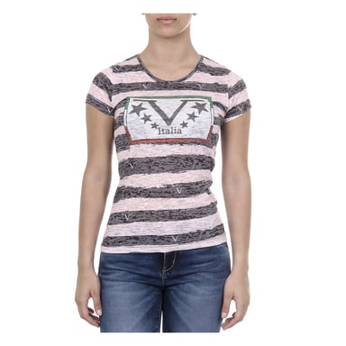 V 1969 Italia Womens T-shirt Short Sleeves Round Neck Multicolor CHARLOTTE