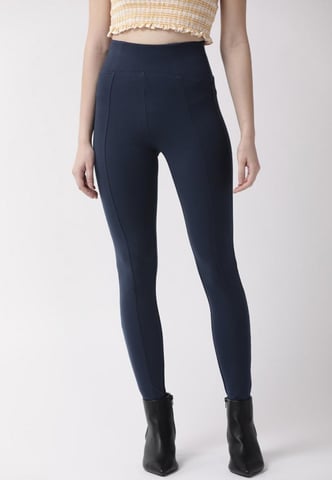M&S Magic Mallas de cintura alta con control de abdomen en azul marino