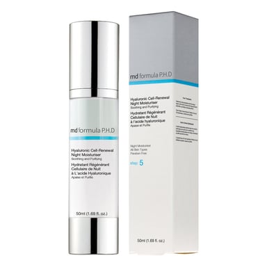 MD Formula Crema hidratante nocturna de renovación celular con ácido hialurónico 50ml