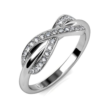 Anillo Trist - Plata y Cristal