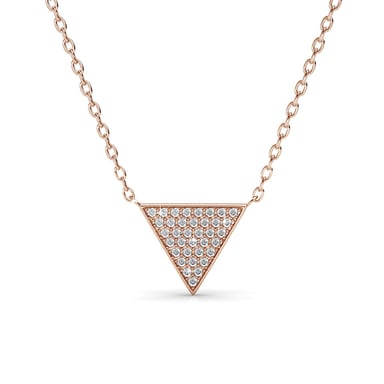 Colgantes Veron - Oro rosa y cristal