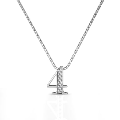 Colgantes Número 4 - Plata y Cristal